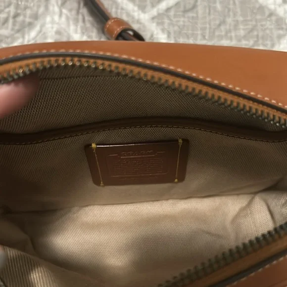Coach Flight Bag 19 in signature jacquard w varsity patches